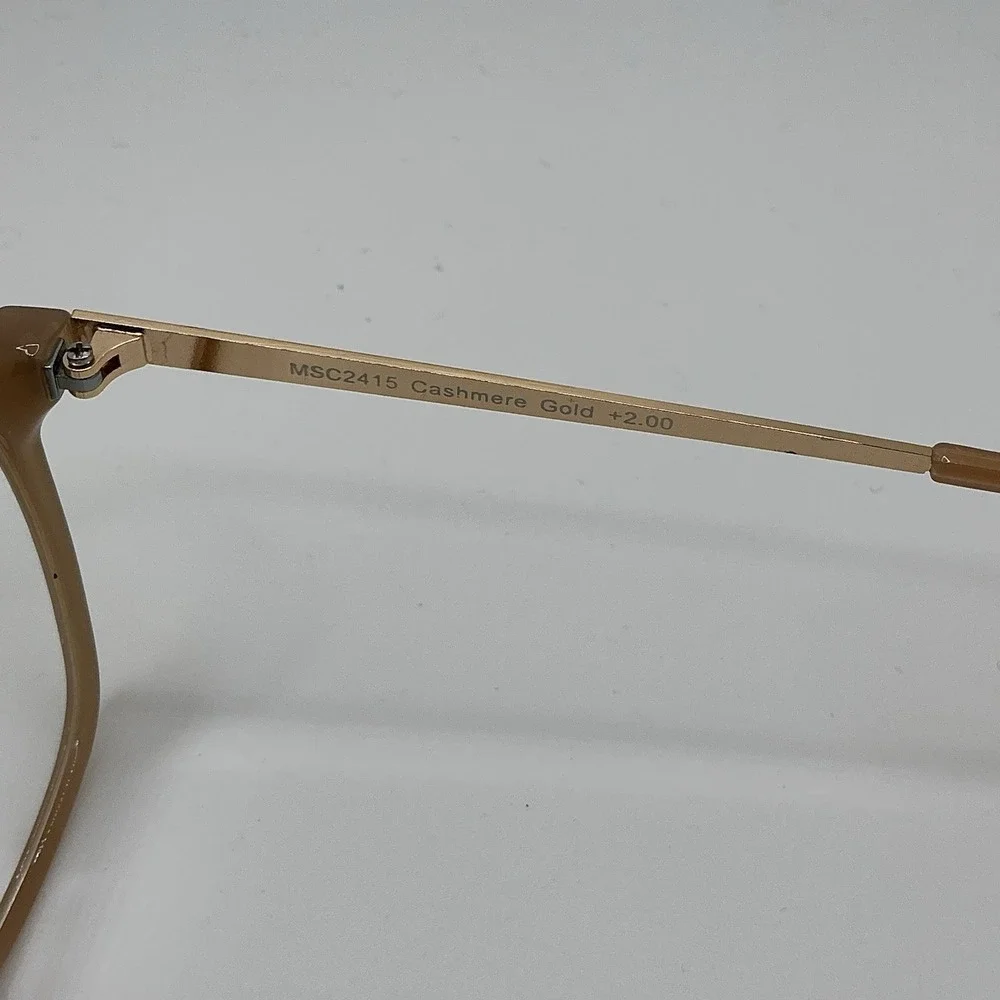 Max Studio Reading Glasses MSC2415 Cashmere Gold +2.00‎